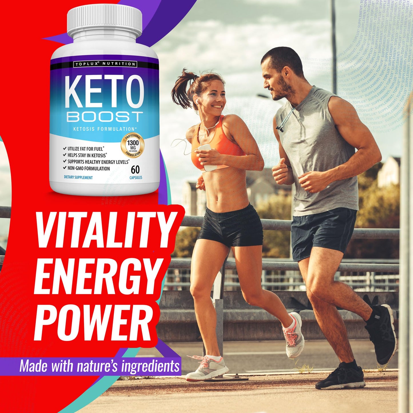 Keto Boost Diet Pills Ketosis Supplement – Exogenous Ketones for Energy & Focus | Keto Diet Pills for Men & Women