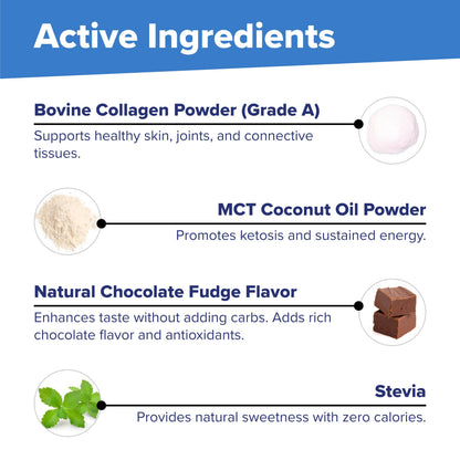 Superior Source Keto Collagen Chocolate with MCT Oil – Dairy-Free 14 oz
