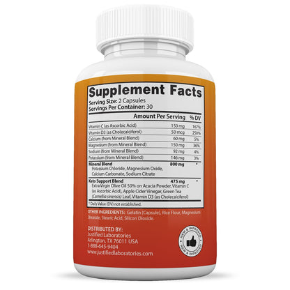 Keto GT Keto Pills 1275MG - New & Improved Formula (2 Pack) | 120 Capsules