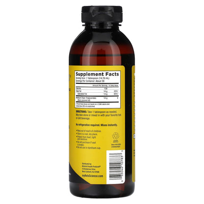 Keto Science MCT Oil – 100% Coconut, Unflavored, 15 oz