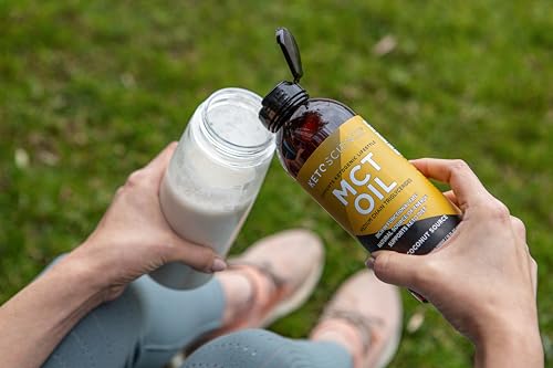 Keto Science MCT Oil – 100% Coconut, Unflavored, 15 oz