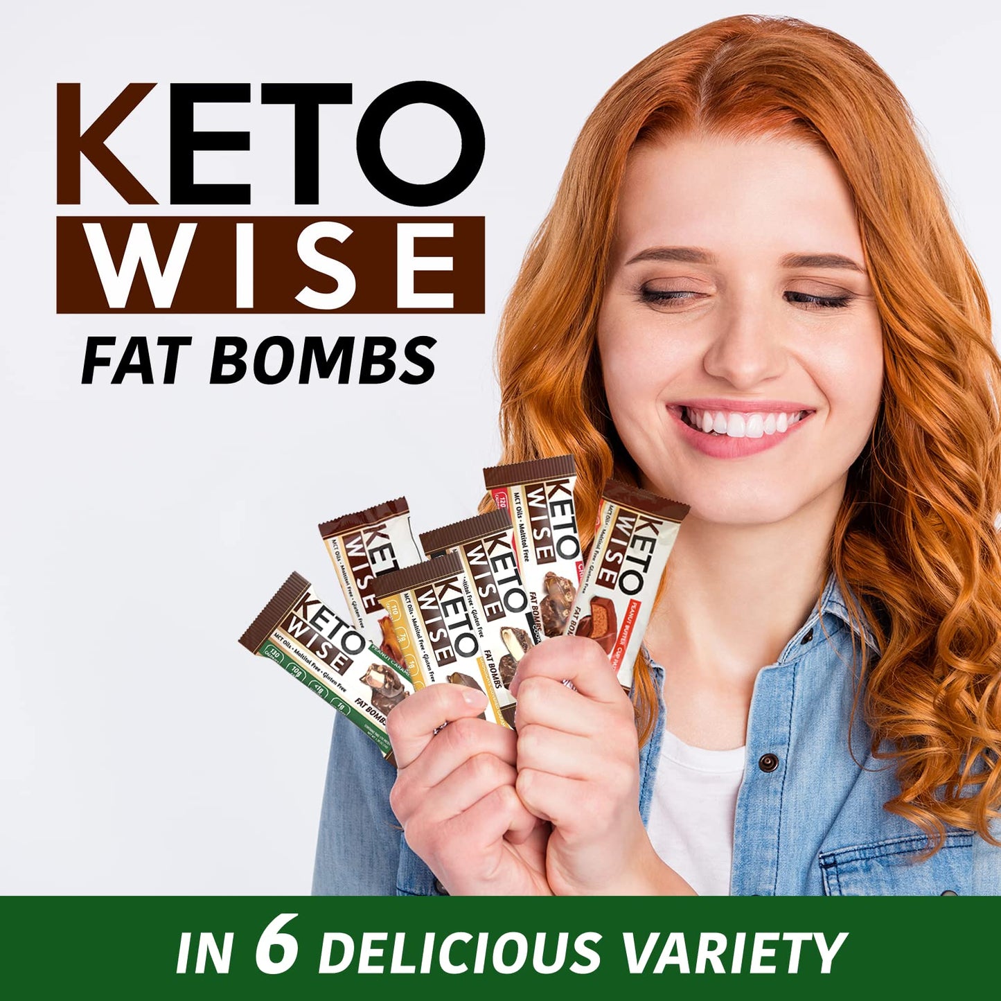Keto Wise Fat Bombs - Chocolate MCT Oil, Low Carb Snack (Pack of 16)