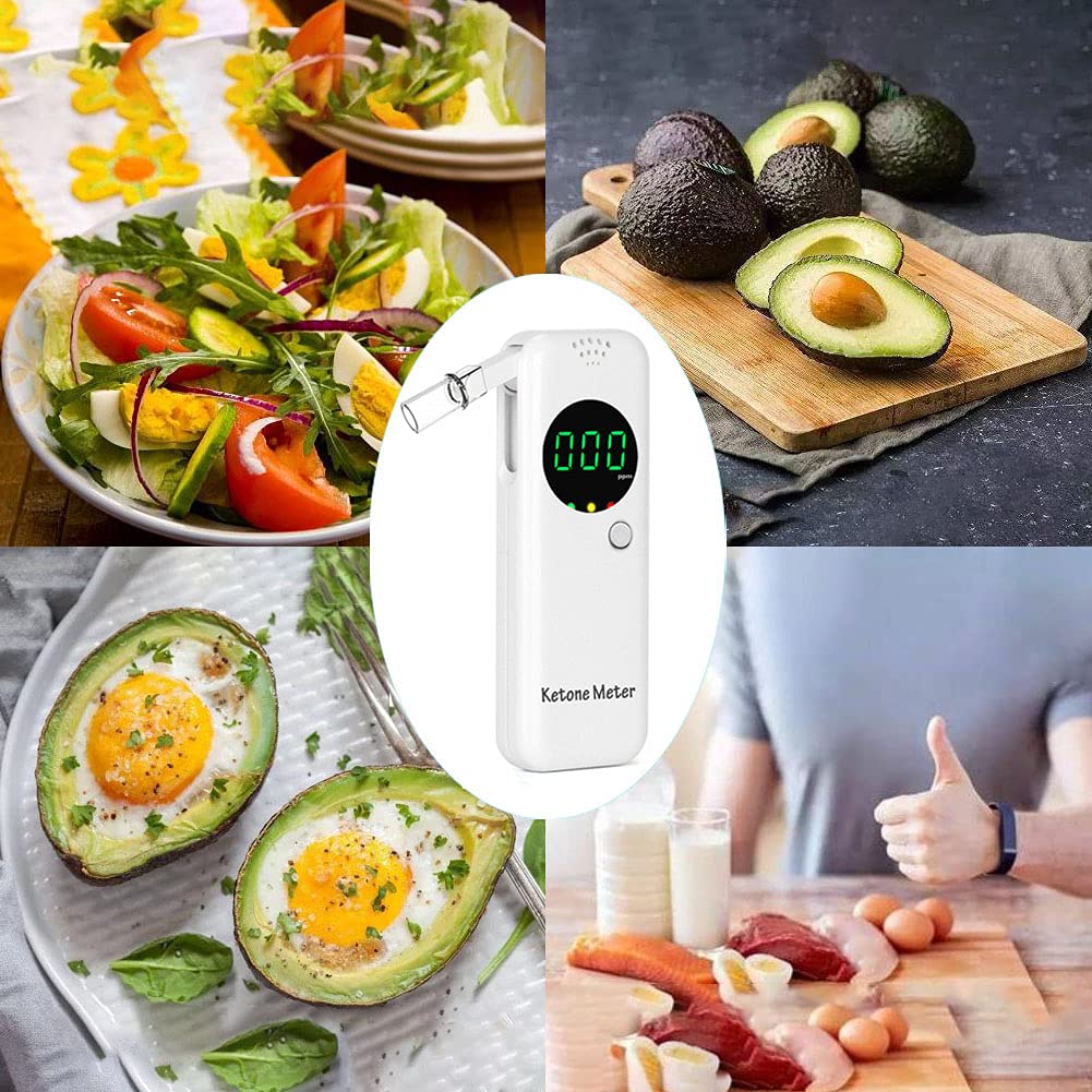 Ketone Breath Monitors for Personal Ketosis Tracking - Ketone Monitoring Breath Analyzer Ketosis Tester | Professional Home Ketone Breath Meter - Accurately Monitor Ketonsis in Your Breath