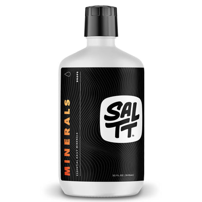 Keto Chow SALTT Minerals (32 oz) - Trace Mineral Drops for Daily Electrolytes, Zero Sugar, Vegan