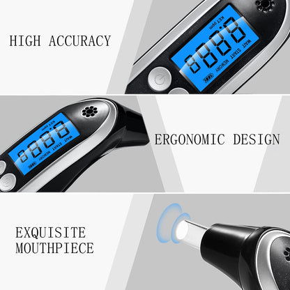 Ketone Breath Testing Meter & Breath Ketosis Analyzer – Portable Home Ketone Breath Tester (10 Mouthpieces)
