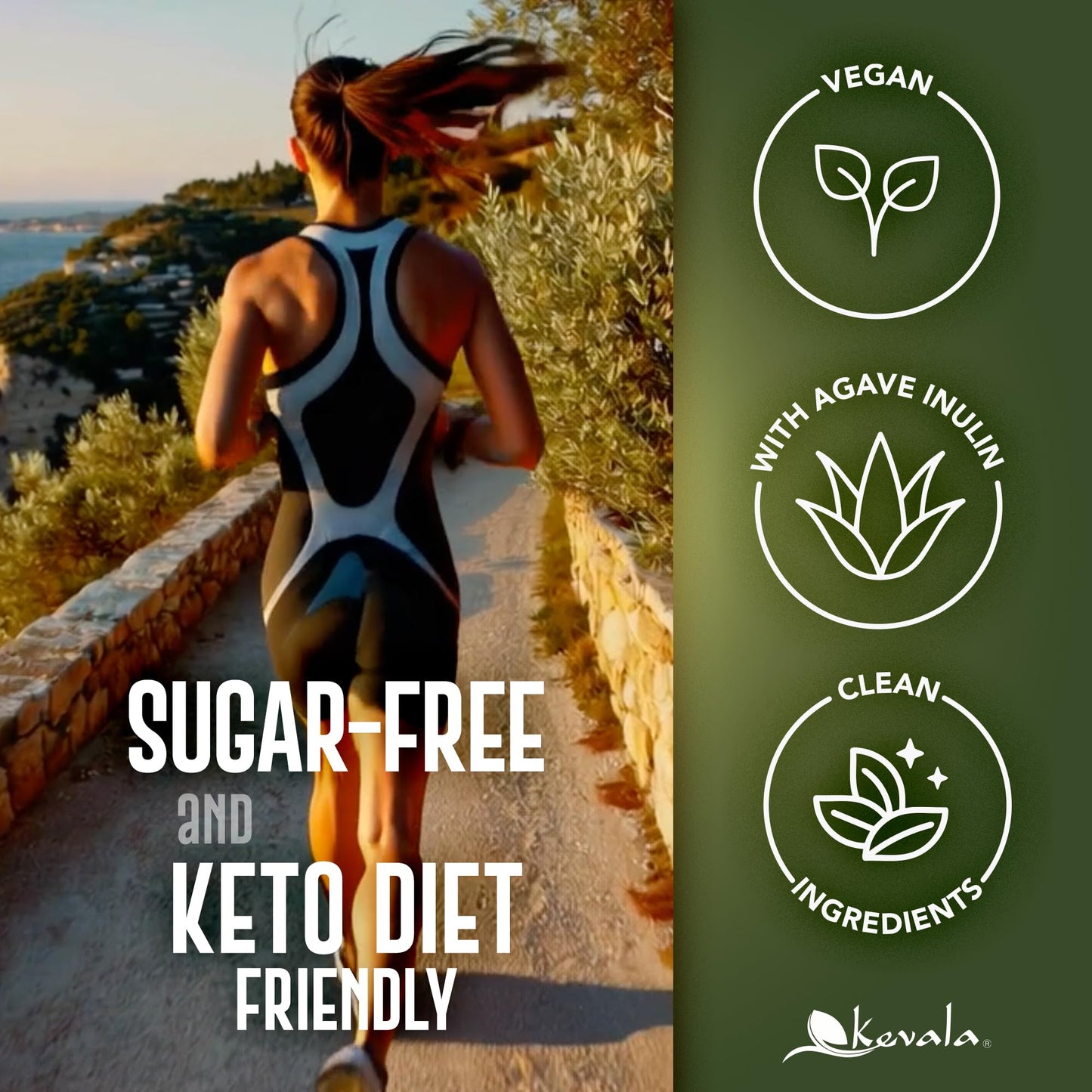 Kevala Electrolyte Hydration – Raspberry | Sugar-Free, Prebiotics & Electrolytes | Vegan, Keto | 14 Sticks