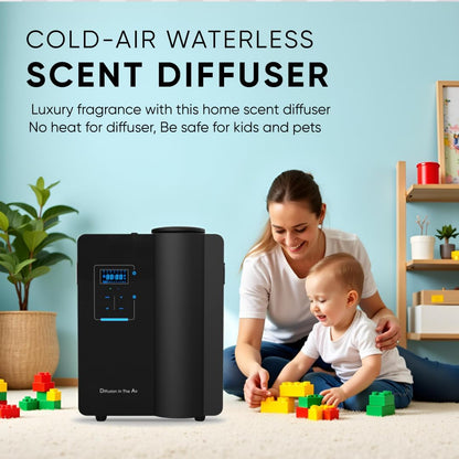 Kevinleo Scent Oil Diffuser – USA Ship, HVAC Diffuser for 7,500 Sq Ft, 500ml Waterless Nebulizing Diffuser with App Control