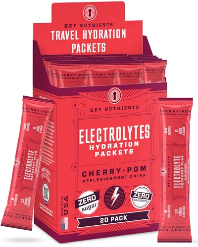 KEY NUTRIENTS Electrolytes Cherry Pom 20's | Hydration Powder