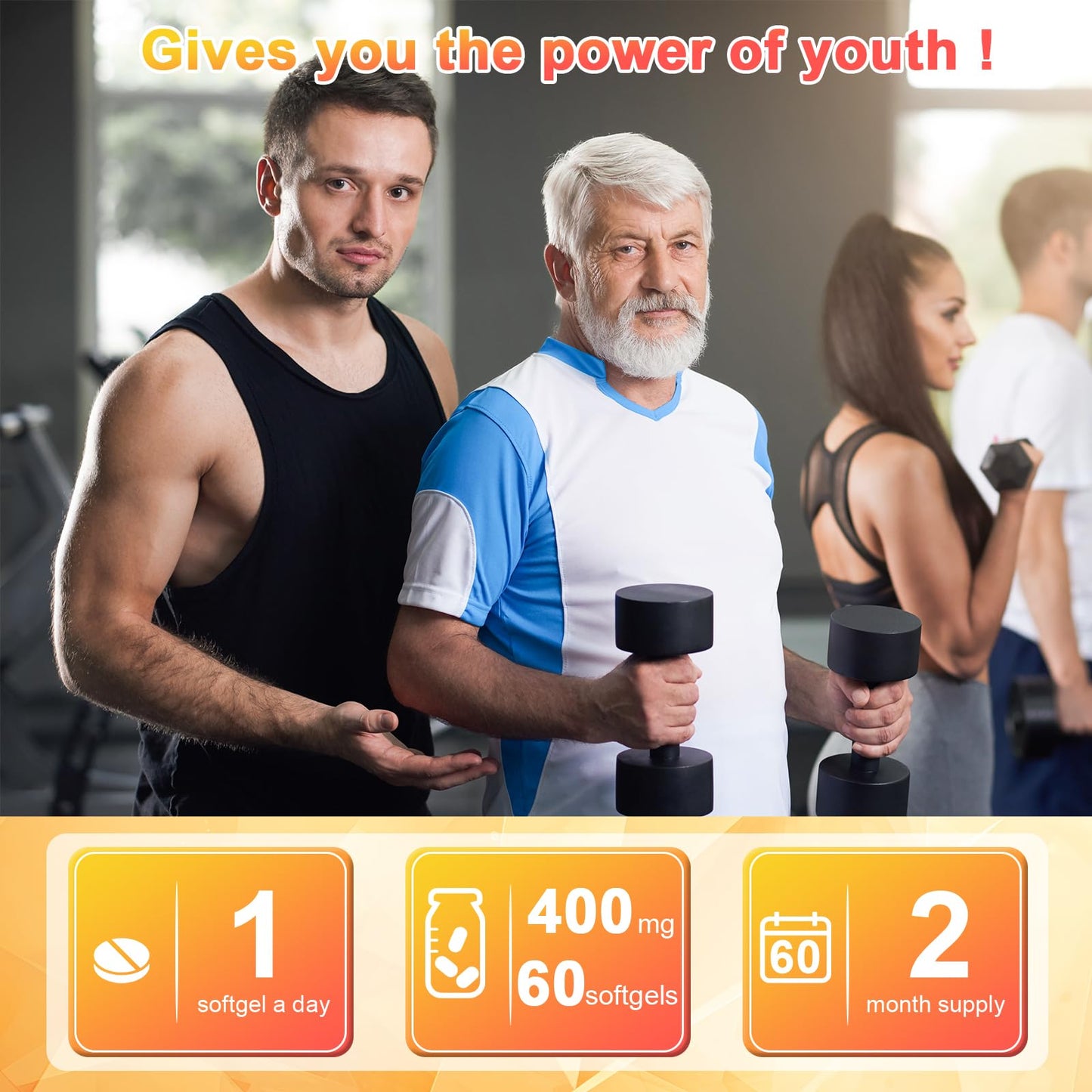 KFG CoQ10 400mg Softgels – Heart Health & Energy Support | Gluten Free