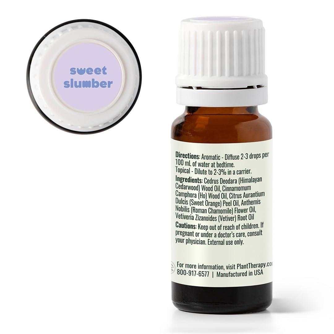 Plant Therapy KidSafe Sweet Slumber Essential Oil Blend 10 mL | 100% Pure & Therapeutic Grade