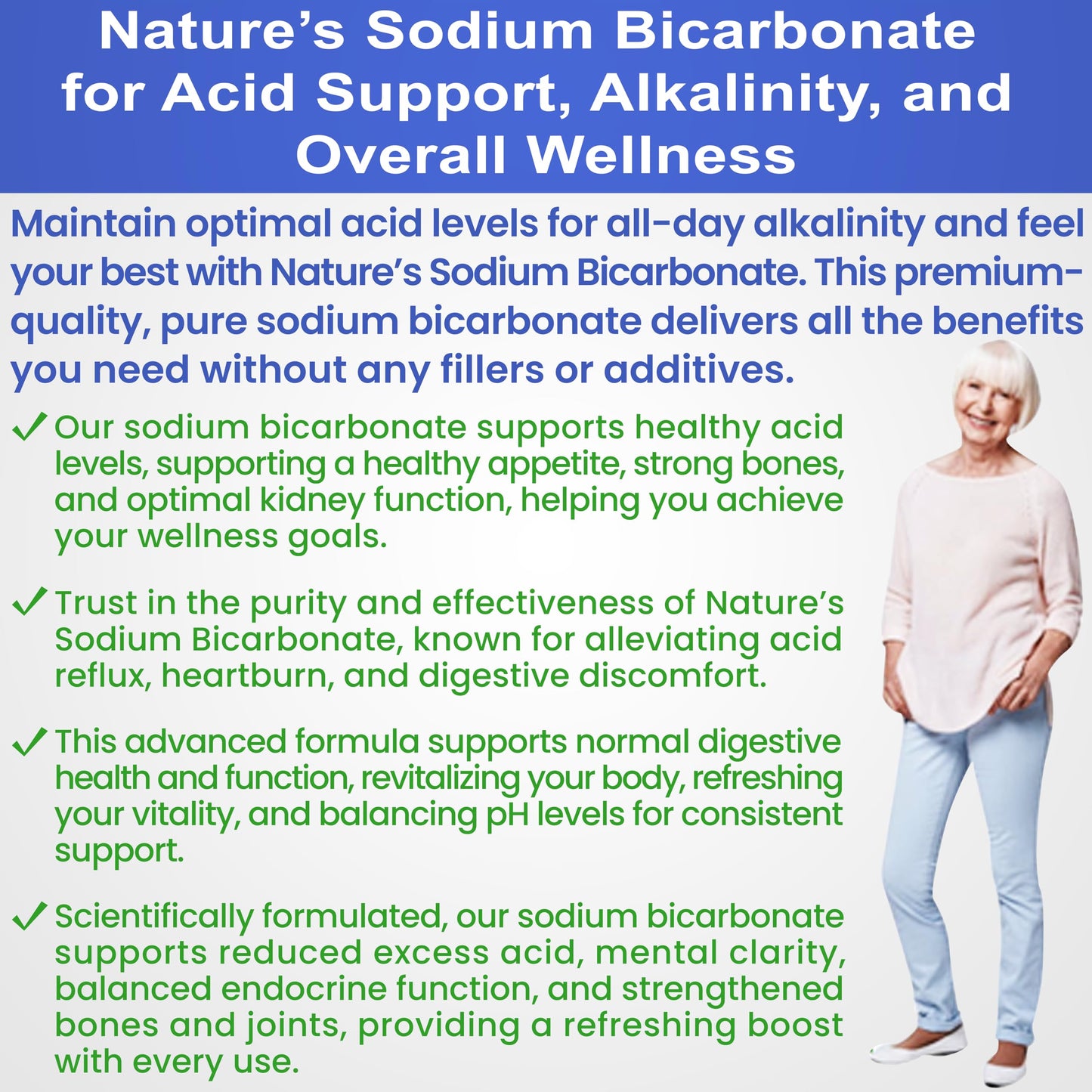 Kidney Restore Nature’s Sodium Bicarbonate — Aluminum-Free Organic Baking Soda