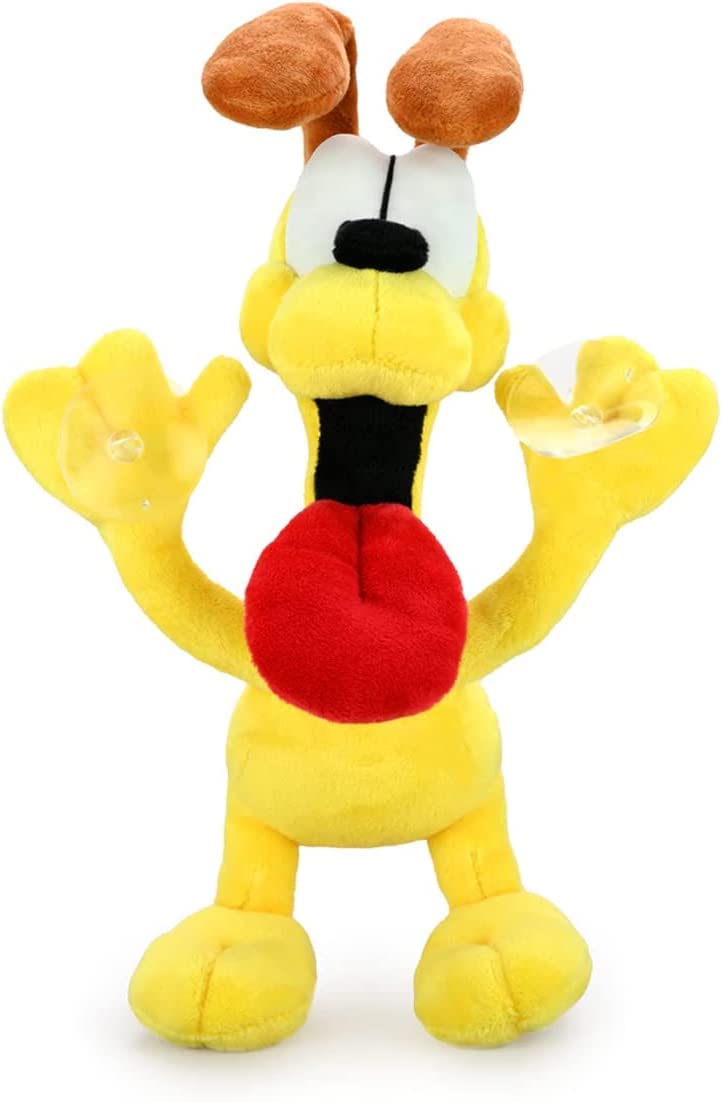 Kidrobot Garfield Odie 8-Inch Suction Cup Window Clinger - Collectible Plush