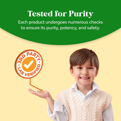 Kids DHA Omega-3 Gummies – Vegan, Fish-Free, Non-GMO | 60 Chews for Brain & Vision