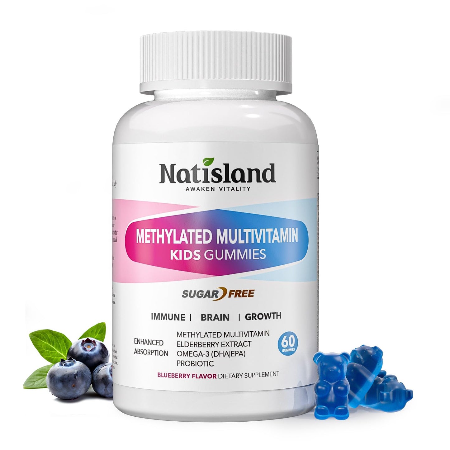 Kids Methylated Multivitamin Gummies 4+ | MTHFR, Immune & Brain Health