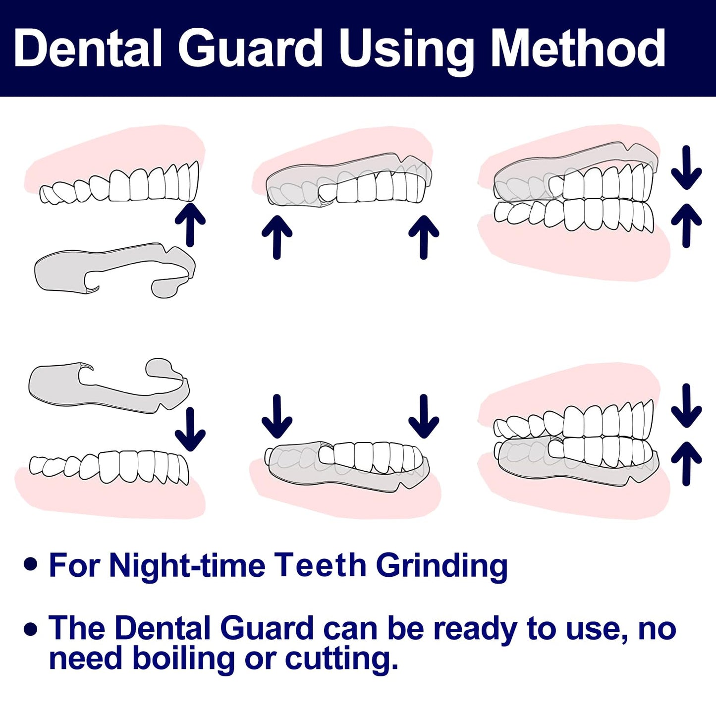 Kids Mouth Guard for Grinding - BPA Free, Disposable Night Guard (10 Count) | Portable Case