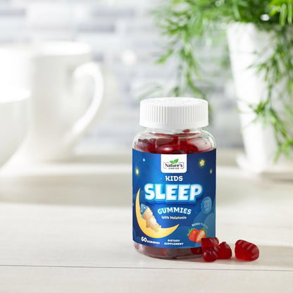 Kids Sleep Gummies 2mg for Children - Non-Habit Forming Melatonin, Natural Berry Flavor, 60 Gummies