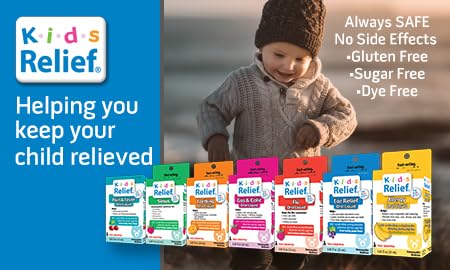 Kids Teething Oral Solution Orange Flavor (0.85 oz) 25 ml – Safe, All-Natural Homeopathic
