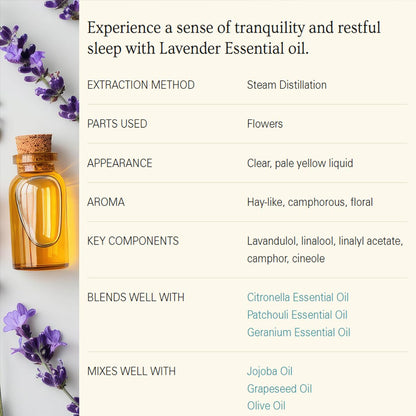 Kiki's Lavender Essential Oil 4oz | 100% Pure & Natural, Premium Grade (Glass Dropper)