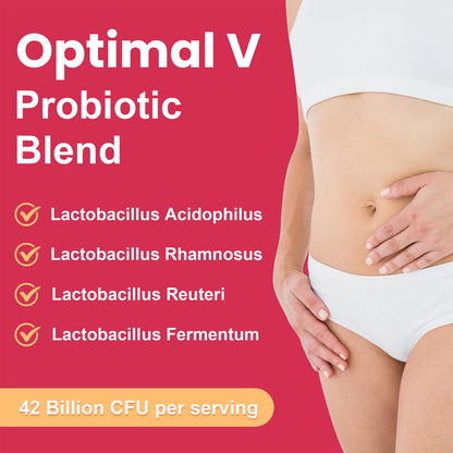 Kimazo Vaginal Probiotics for Women – 42B CFU, pH Balance, Urinary Health, 60 Capsules