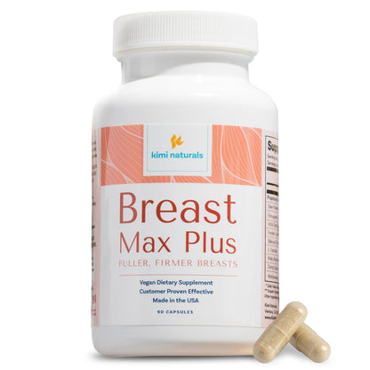 KIMI Naturals Breast Max Plus - Natural Breast Enhancement Pills (90 Capsules)