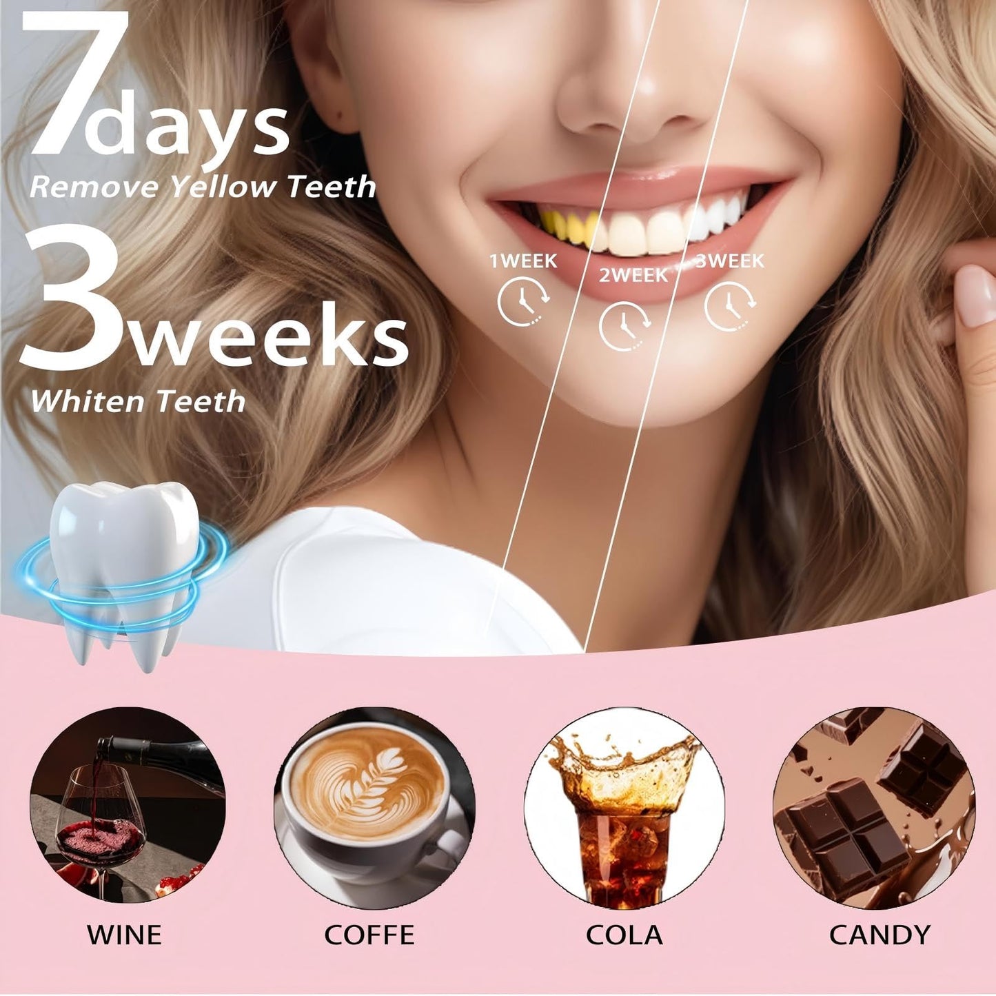 Niacinamide Whitening Toothpaste for Sensitive Teeth | Kimralur Triple Whitening | Fluoride-Free