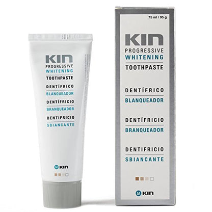 Kin Whitening Toothpaste 75m - Progressive Whitening & Plaque Control