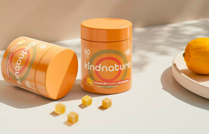 kindnature Vitamin B2 Gummies - Riboflavin 400mg | Vegan, Non-GMO, Soy & Gluten-Free (30 Day Supply)