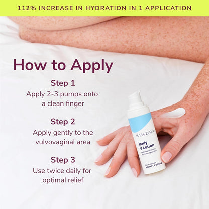 Kindra Daily V Moisturizer Lotion XL – Non-Hormonal Vaginal Hydration & Comfort