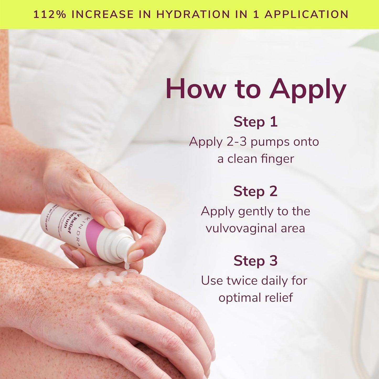Kindra V Serum XL – Hormone-Free Vaginal Skin Moisturizer for Sensitive Skin