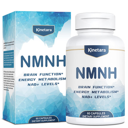 Kinetara NMNH NMN Supplement Alternative – NAD+ Support for Cellular Health & Healthy Aging | 60 Capsules