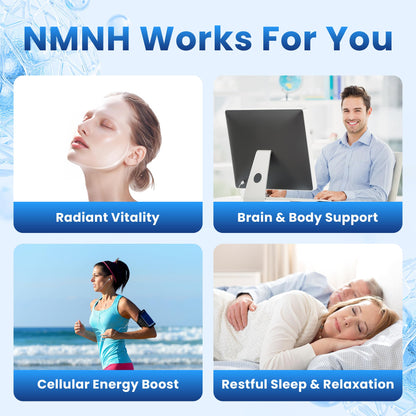 Kinetara NMNH NMN Supplement Alternative – NAD+ Support for Cellular Health & Healthy Aging | 60 Capsules