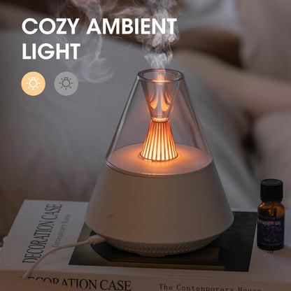 KinYILO Essential Oil Diffuser - 150ml Ultrasonic Aroma Diffuser, Auto-Off, 6-12H, White