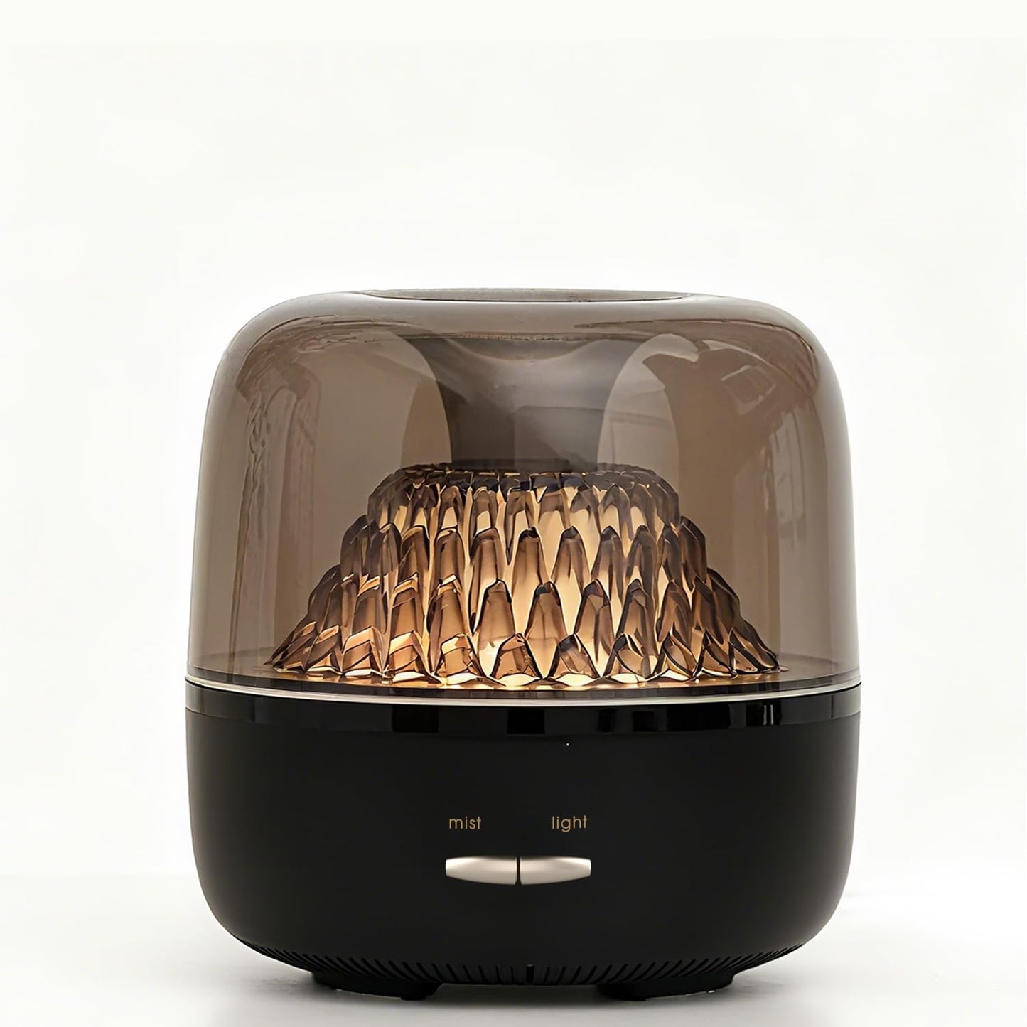 KinYiLO Essential Oil Diffuser 200ml Volcano Mountain – 7 Color LED Lights, Ultrasonic Cool Mist