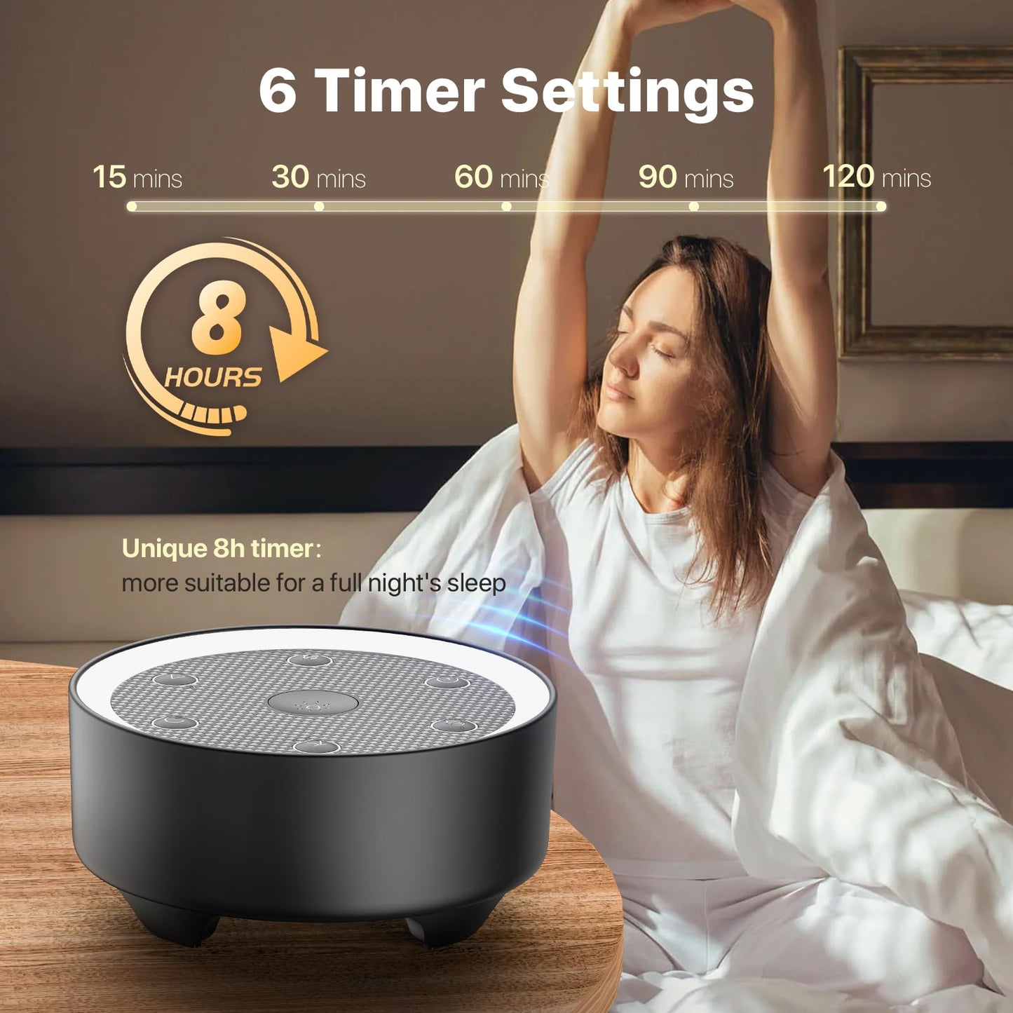 Kipcush Kipcrush Sleep Sound Machine | 24 Premium Sounds + Dimmable Night Light