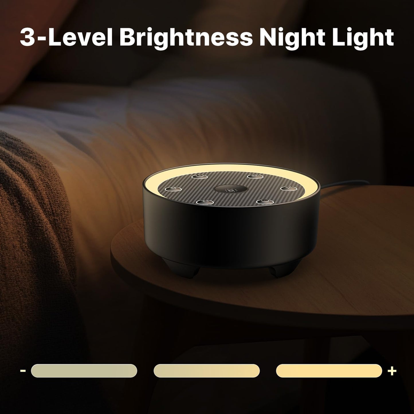 Kipcush Kipcrush Sleep Sound Machine | 24 Premium Sounds + Dimmable Night Light