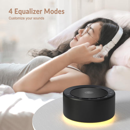 Kipcush Nursery Lamp with Sound Machine — 7-Color Night Light & 30 Soothing Sounds