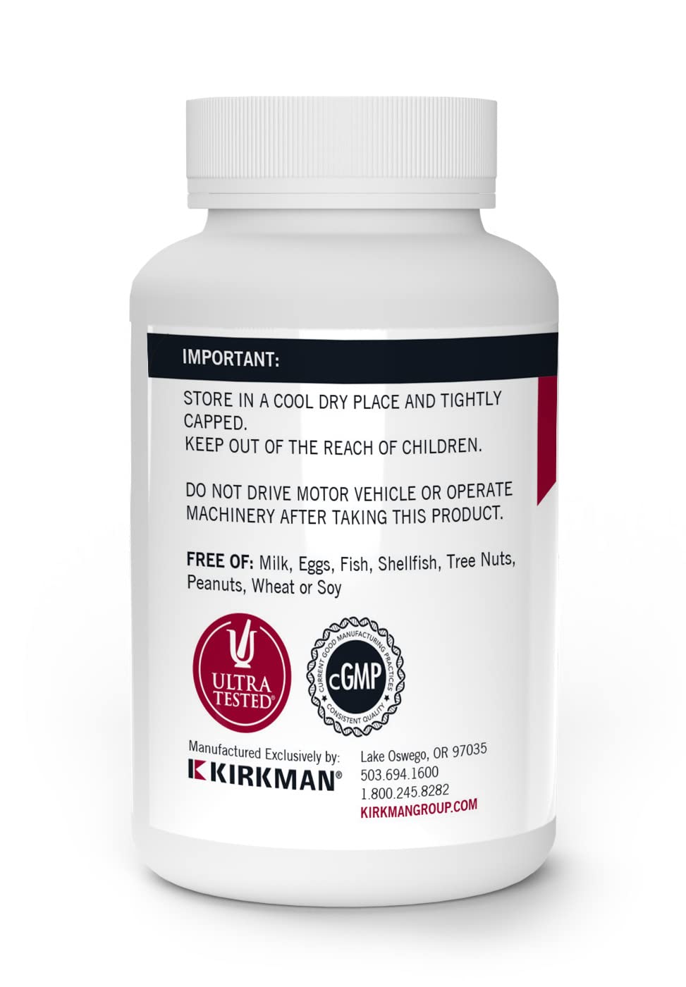Kirkman Melatonin 1 mg Chewable Tablets – 100 Count – Mint Flavor, Hypoallergenic