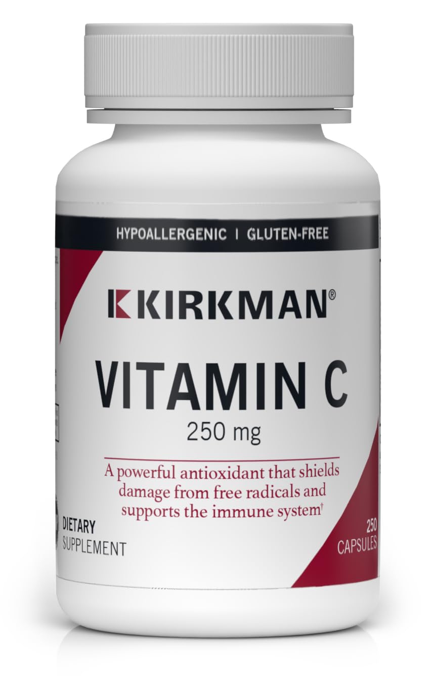 Kirkman – Vitamin C 250 mg Capsules - Hypo - 250 Count