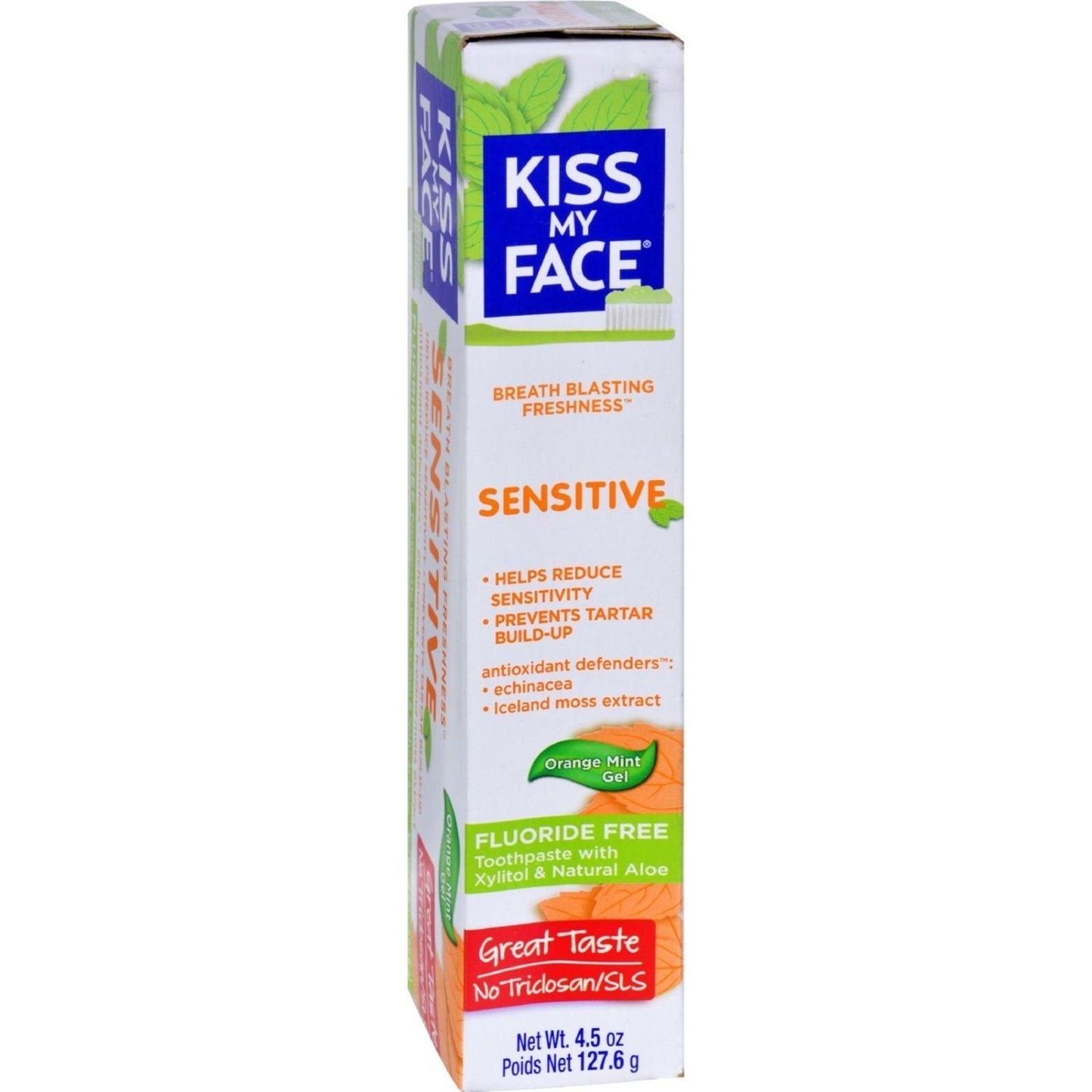Kiss My Face Fluoride Free Sensitive Toothpaste - 4.5 oz