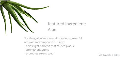 Kiss My Face Gel Teeth Whitening Toothpaste - Fluoride Free, Tea Tree, 13.5 oz (Pack of 3)