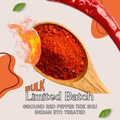 Pure Heat Indian Cayenne Pepper Powder 1 lb – 110k HU, Gluten Free, Vegan | Sweet Sunnah