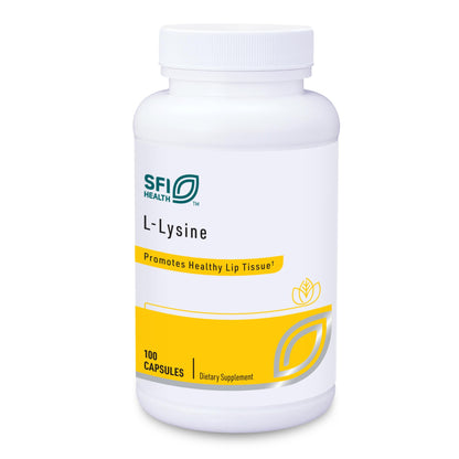 Klaire Labs SFI Health L-Lysine 500 mg – Immune Support & Collagen Formation (100 Capsules)