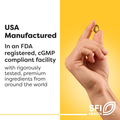 Klaire Labs SFI Health L-Methylfolate - 1000 mcg Folate Highly Bioavailable (60 Capsules)