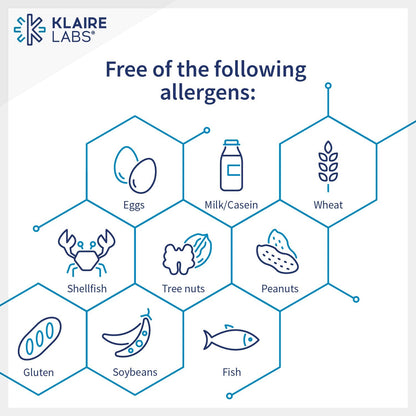 Klaire Labs Multi-Vitamin Complex - Hypoallergenic Mineral-Free Multivitamin (60 Caps)