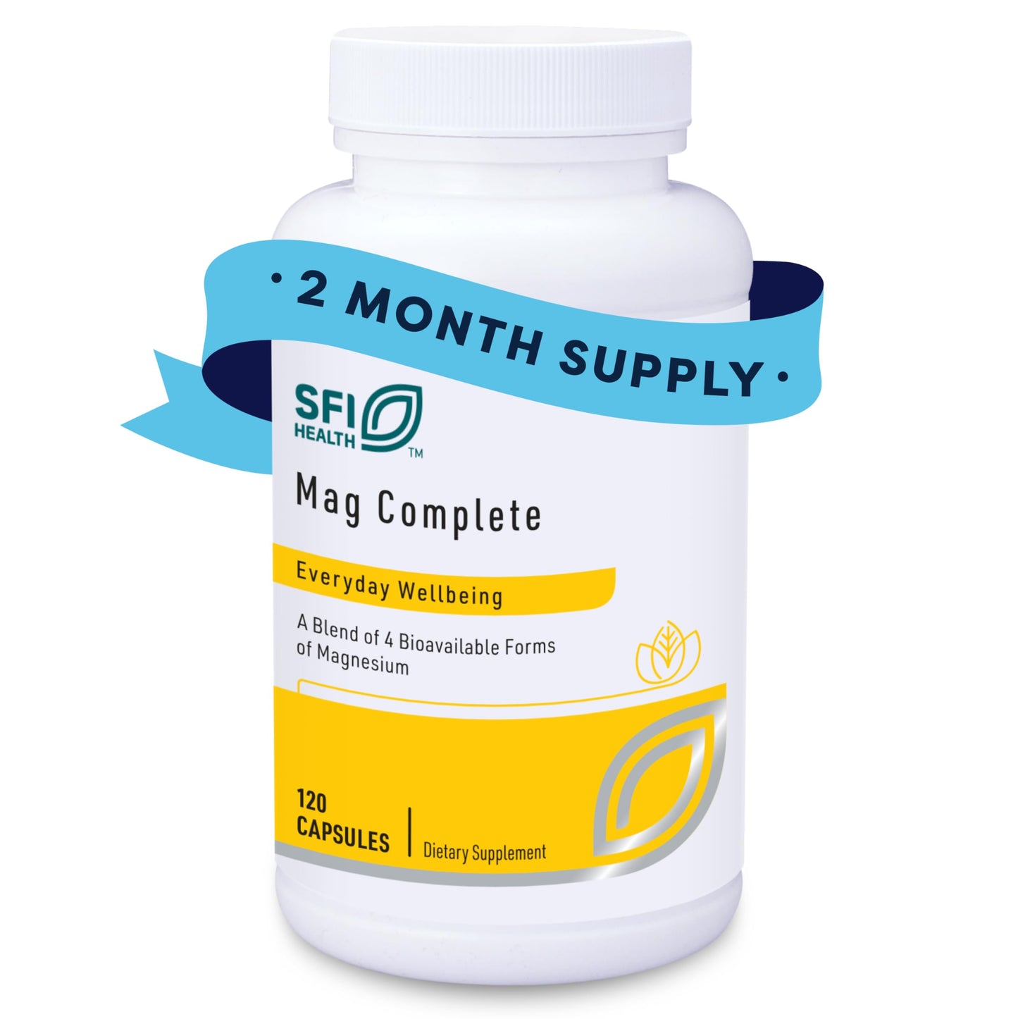 Klaire Labs SFI Health Mag Complete – Magnesium Complex (120 Capsules)