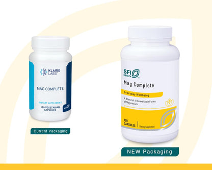 Klaire Labs SFI Health Mag Complete – Magnesium Complex (120 Capsules)
