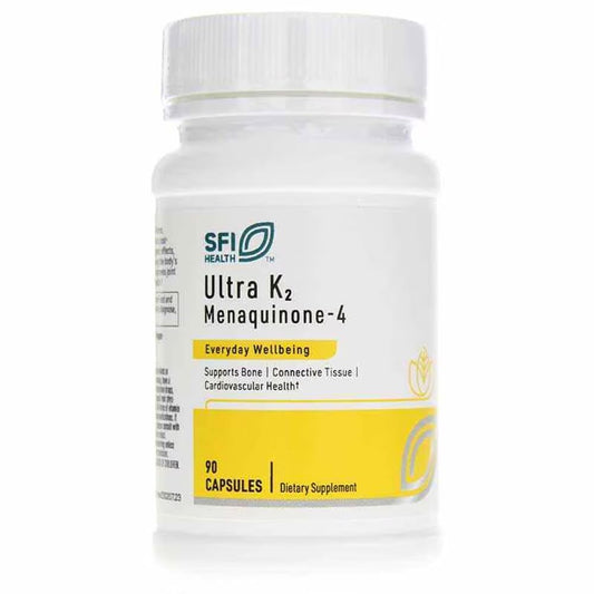 SFI Health Ultra K2 Menaquinone MK-4 – 15 mg per Capsule, 90 Vegan Capsules BritishVita | Premium UK Vitamins & Wellness Supplements