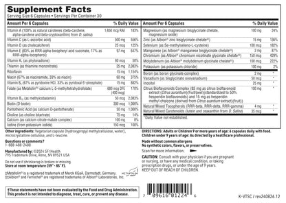 Klaire Labs SFI Health VitaSpectrum Kids Multivitamin Capsules - 28 Essential Nutrients, Gluten-Free (180ct)