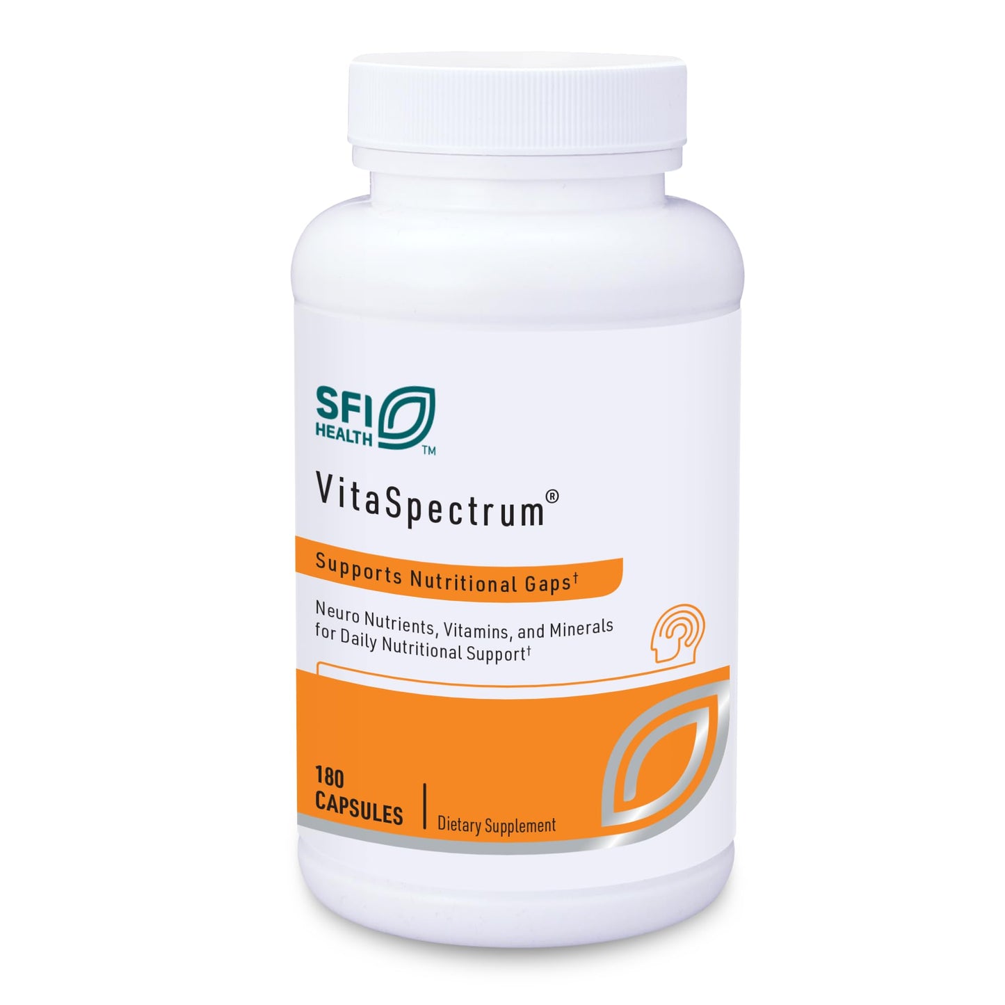 Klaire Labs SFI Health VitaSpectrum Kids Multivitamin Capsules - 28 Essential Nutrients, Gluten-Free (180ct)