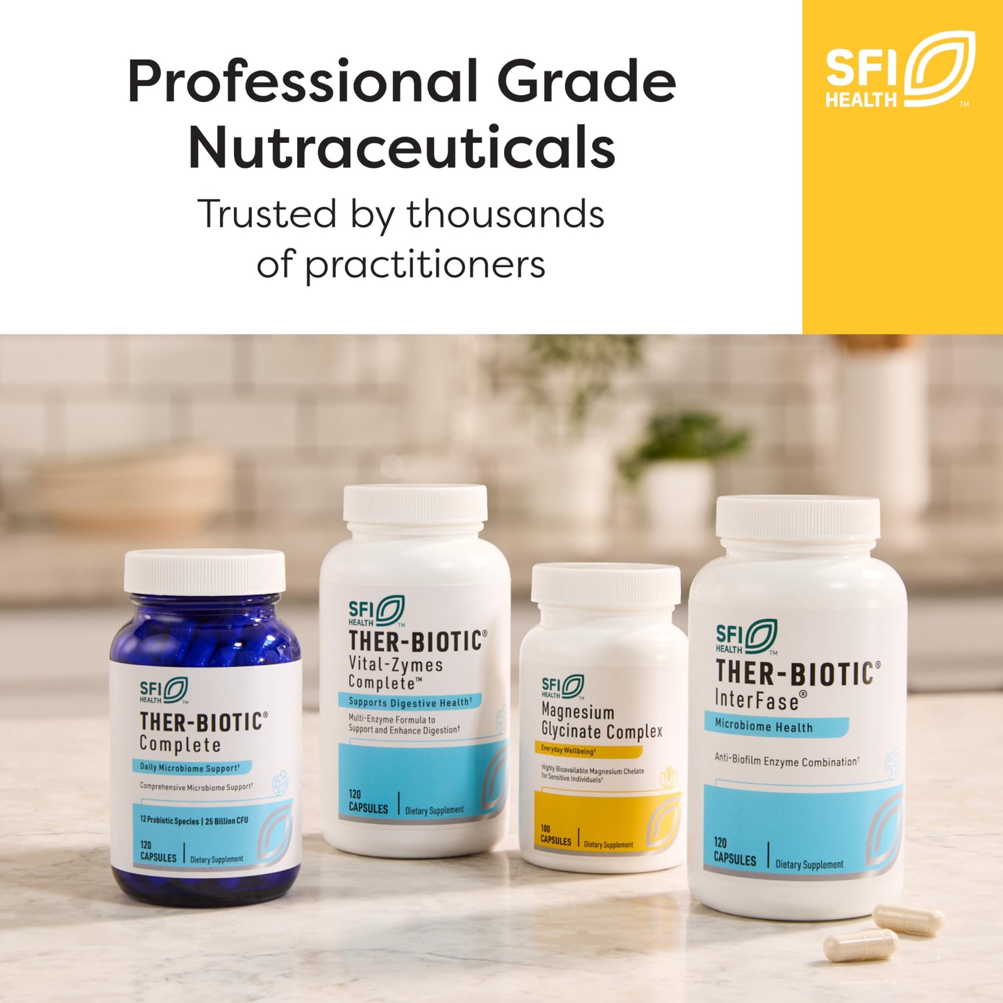 Klaire Labs SFI Health Vitamin D3 5000 IU | High Potency Vitamin D3 125 mcg | Immune & Bone Health (100 capsules)